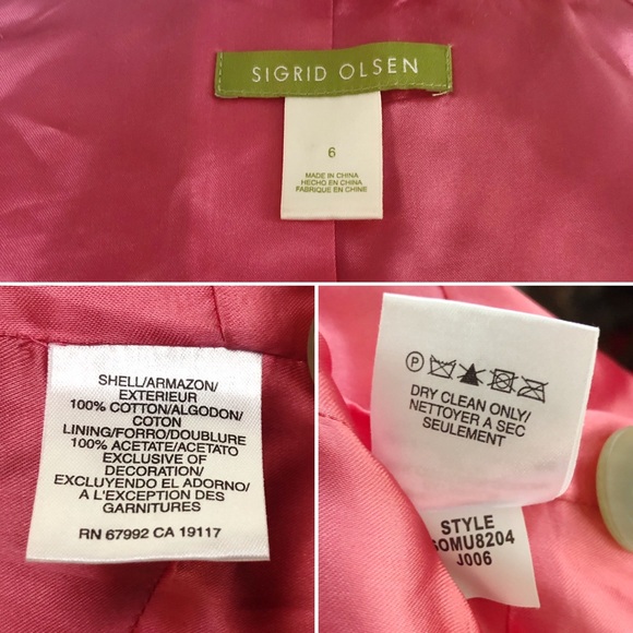 Sigrid Olsen Jacket size 6 - Picture 8 of 8